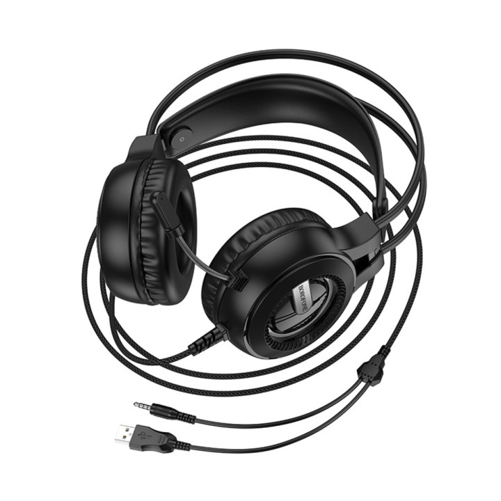 Полноразмерные наушники BOROFONE BO111 Eminent gaming headphones, Black
