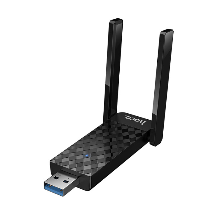 Антенна Wi-Fi HOCO HI34 WiFi6 USB external dual antenna, Black