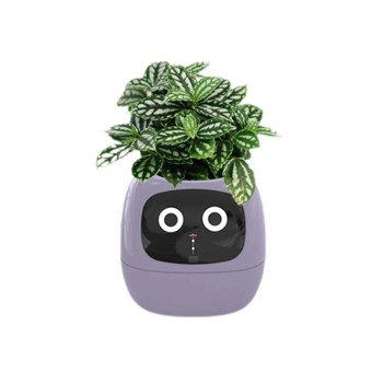 Интерактивный умный горшок для растений Ivy Smart Planter Tuya AI, Purple