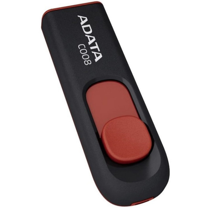 USB флешка Flash Drive A-DATA C008 USB 2.0 32Gb, Black / Red