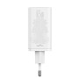 Сетевое зарядное устройство Baseus GaN6 Pro Fast Charger 65W cable Type-C to Type-C 100W 5A 1m, White