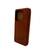 Чехол Leather Premium для Xiaomi Redmi 15C 5G, Brown