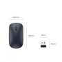 USB Мышь UGREEN MU001 Portable Wireless Mouse, Black