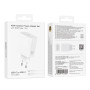 Сетевое зарядное устройство BOROFONE BA109A PD40W с кабелем USB-C to USB-C, White