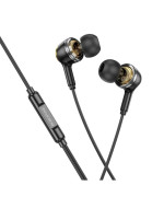 Вакуумные наушники BOROFONE BM90 Miller 3.5мм (mini-Jack) 1.2m, Black