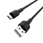 Data Кабель BOROFONE BX30 USB to Micro-USB 2.4A 1m, Black