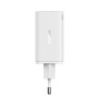 Сетевое зарядное устройство Baseus GaN6 Pro Fast Charger 65W cable Type-C to Type-C 100W 5A 1m, White