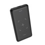 Внешний аккумулятор Power Bank HOCO J50 Surf 10000mAh с функцией беспроводной зарядки Qi, Black