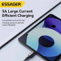 Data-Кабель Essager Sunset Type-C to Type-C 240W 1m, Grey