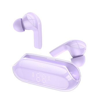 Беспроводные вакуумные наушники HOCO EW39 Bright ENC 300mAh, Purple