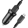 Автомобильное зарядное устройство BOROFONE BZ18 single port QC3.0 18W cable Micro - USB, Black