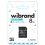 Карта пам'яті microSDHC Wibrand WICDHC10 UHS-1 8Gb class 10