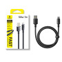 Кабель Baseus New Braided USB-A to USB-C 100W / 7.5W 1m, Black