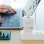 Мережевий зарядний пристрій BOROFONE BA36A PD18W / QC3.0 cable USB to Type-C, White