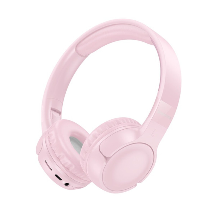 Беспроводные Bluetooth наушники BOROFONE BO32 200 mAh, Pink