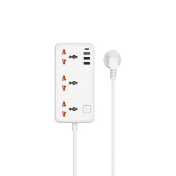 Сетевой удлинитель WIWU Wi-S005 30W Type-C / USB / EU, White