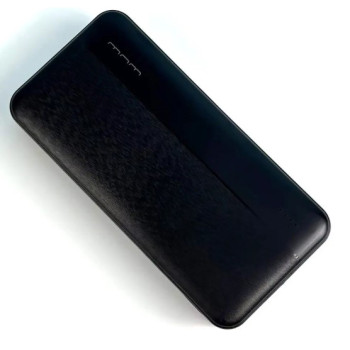 Зовнішній акумулятор Power Bank WUW Y144 USB / Type-C 12 W 20000mAh, Black