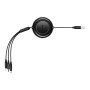 Data - Кабель Baseus Free2Draw USB to MicroUSB Lightning Type-C 3.5A 1.1m, Cluster Black