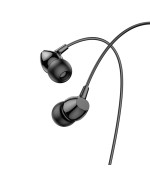 Дротові навушники HOCO M94 універсальні earphones with microphone 1.2 м, Black