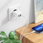 Сетевое зарядное устройство BOROFONE BA70A PD20W cable Type-C to Lightning 1m, White