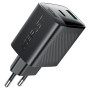 Мережевий зарядний пристрій ACEFAST A106 PD45W / QC3.0 GaN, Black
