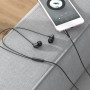 Проводные наушники HOCO M94 universal earphones with microphone 1.2 м, Black