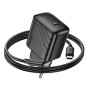 Мережевий зарядний пристрій HOCO CS24A Puerto single-port PD25W / QC3.0 cable Type-C to Type-C, Black