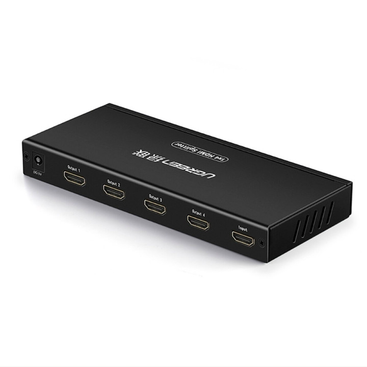 Розгалужувач - сплітер UGREEN HDMI 1x4 (EU), Black