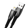 Data Кабель Baseus Glimmer Series USB to Lightning 2.4A 2m, Black