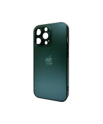 Чохол - накладка AG Glass Matt Frame Color Logo для iPhone 13 Pro