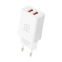Сетевое зарядное устройство WUW T55 с кабелем USB-A to Lightning, White