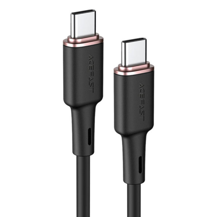 Data - Кабель ACEFAST C2-03 Type-C to Type-C 3A 60W 1.2m, Black