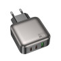 Сетевое зарядное устройство BOROFONE BAS56A PD45W / QC3.0, Black