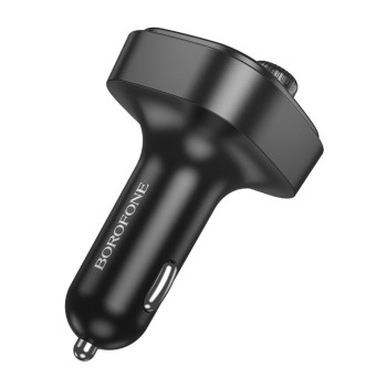 FM-модулятор BOROFONE BC59 Heroic car BT FM transmitter, Black
