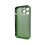 Чехол AG Glass Matt Frame Color для iPhone 13 Pro, Light Green