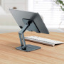 Настільна підставка утримувач Baseus Desktop Biaxial Foldable Metal Stand (for Tablets), Grey