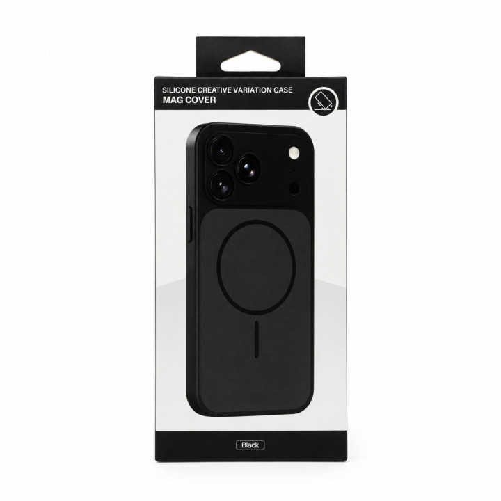 Чохол Silicone MAG COVER для iPhone 14 Pro Max, Black