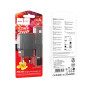Мережевий зарядний пристрій HOCO CS24A Puerto single-port PD25W / QC3.0 cable Type-C to Type-C, Black