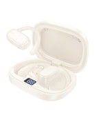 Bluetooth наушники-гарнитура BOROFONE BW73 Lucky Open True Wireless BT headset 300 мАг, Milky White