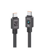 Data - Кабель Usams US-SJ684 Type-C to Type-C 100W 1.2m, Black