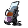 Автомобильный держатель BOROFONE BH37 Route push type suction cup car holder, Black