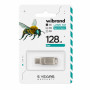 Флэш-накопитель Wibrand Bee 128GB USB Type-A / USB Type-C, Silver