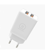 Мережевий зарядний пристрій WUW-C155 15W 3.1A, White