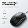 Проводная клавиатура и мышь UGREEN Wired Keyboard and Mouse Combo, Black