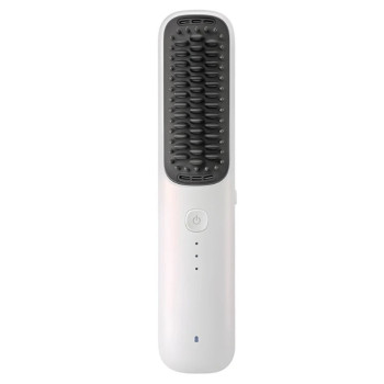 Бездротовий гребінець для випрямлення волосся Xiaomi Cordless Hair Straightener Brush 3200 mAh, White