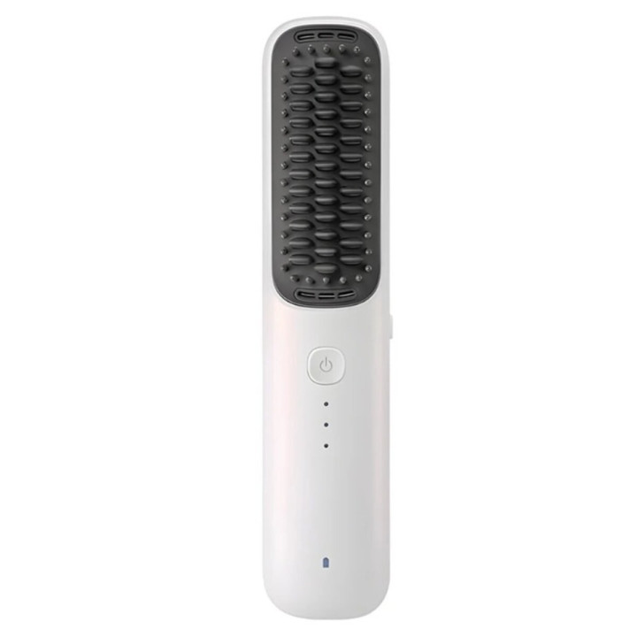 Бездротовий гребінець для випрямлення волосся Xiaomi Cordless Hair Straightener Brush 3200 mAh, White