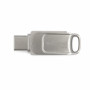 Флэш-накопитель Wibrand Bee 128GB USB Type-A / USB Type-C, Silver