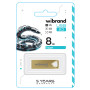 USB - флешка Wibrand USB 2.0 Taipan 8Gb, Gold
