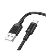 Data-Кабель BOROFONE BX111 Feliz charging data cable Type-C 3A 1m, Black