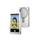 Дополнительный экран Magnetic selfie screen RK-X40L камеры смартфона, White